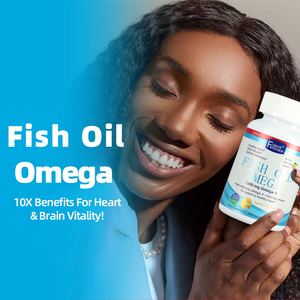 Complément d'huile de poisson oméga 3 personnalisé pour soutenir la santé cardiaque des adultes, soins de santé, gélules d'huile de poisson oméga 3 - Product Image 6