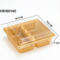 Boîte d'emballage en plastique PET pour gâteaux roulés, desserts, sandwichs, bonbons, sushis, jus, boîte à pain tranché de qualité alimentaire personnalisée (rectangulaire)