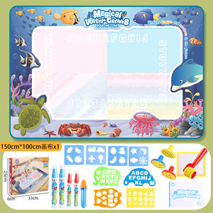 Nuevo modelo de diseño de educación para niños Diy 150*100Cm dibujo de agua Doodle Mat para niñas de más de <span class=keywords><strong>3</strong></span> años - Product Image 4