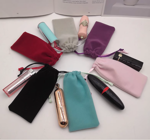 Bolsa de Terciopelo con Cordón y Logotipo Personalizado, Impresa por Transferencia de Agua, Reciclable, para Guardar Anillos, Collares, Relojes, Gafas - Product Image 6