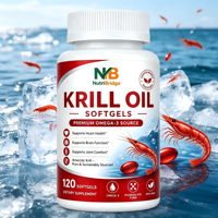 Huile de Krill Formule Personnalisée Directement de l'Usine avec CoQ10 – Gélules d'Huile de Krill pour la Santé Cardiovasculaire