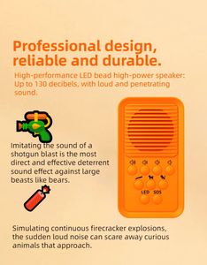 Alarme personnelle sonore sûre/Double alarme 130DB haut décibel buzzer/haute intensité LED lumière alarmes personnelles porte-clés pour les femmes - Product Image 5