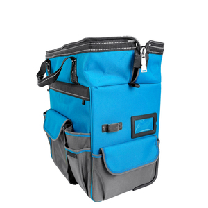 Sac à outils roulant Charpentier Plombier Chariot Sac à outils Roues de rangement durables Sac à outils d'électricien avec roue de traction - Product Image 4