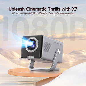Proyector X7 1080P, 1000 Lúmenes ANSI, Android 14, Altavoz Automático de 5W, WiFi 6, BT5.4, Portátil para el Hogar - Product Image 4