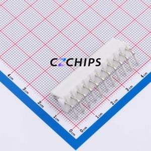 VH-11AWT Wire-to-Board Pin Header Bent Lead Through Hole,P=3.96mm Connector 1x11P 3.96mm Right Angle Insert 11P - Product Image 2