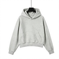 Sweat-shirt à capuche pour homme en coton brodé, uni, hiver, personnalisé, respirant, avec poche, molleton épais, streetwear