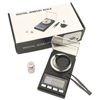Balance numérique électronique 50g 0,001g Bijoux Portable Or Mini Balance numérique professionnelle de poche de laboratoire