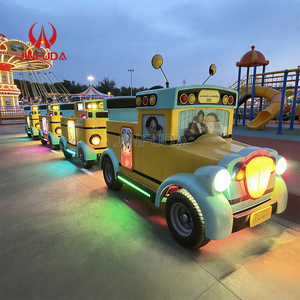 Coche de Paseo Eléctrico Infantil Vintage, Famoso en Internet, para Parques de Atracciones, Equipo de Entretenimiento Montable - Product Image 1
