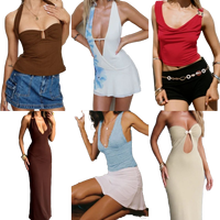 Vêtements en vrac neufs, grande réduction, liquidation de robes pour femmes, vente de déstockage, robes pour femmes, vêtements en vrac assortis