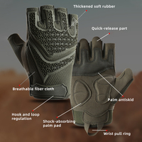 Gant tactique demi-doigt Sports de plein air Cyclisme Gym Gants à écran tactile