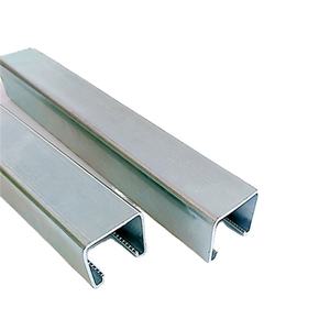 פרופילי פלדה u ערוץ u פרופילי פלדה נוצר קר נוצר ערוץ אחיד מפלדה מקביל - Product Image 2