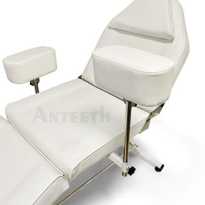 Silla facial de belleza blanca plegable moderna, tratamiento económico, ajuste de mesa de masaje, cama de belleza plegable portátil - Product Image 5