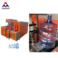 Préforme semi-automatique Alimentation manuelle PET Bouteille d'eau Soufflage Moding Machine de soufflage