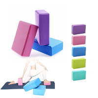 Bloc de construction de Yoga en mousse EVA, structure écologique, confortable, doux et épais, pour la danse, Logo personnalisé, 50 pièces
