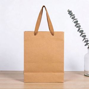Custom High Quality Eco-Friendly Recyclable Kraft Paper Bags <b>Lamination</b> Offset Personalized Style Shopping Bags for Candle - Product Image 6