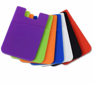 Portefeuille mobile adhésif pour téléphone portable, porte-cartes, pochette pour cartes, vente en gros - Product Image 3
