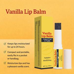 Bálsamo Labial Calmante de Vainilla de Marca Propia, 5g, Hidratante Diario para Labios Agrietados - Product Image 4