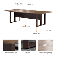Mobilier moderne simple Tables de conférence de bureau Meubles de salle de réunion Mobilier de bureau Table de conférence