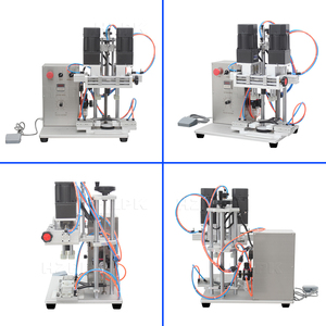 Máquina Tapadora Semiautomática HZPK DHZ-550B para Tapas de Rosca de Plástico, Perfume, Agua, Botellas de Vidrio, Sellado y Cierre - Product Image 2