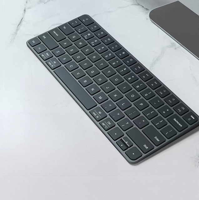 Wholesale Ultra-slim Scissor-Switch Wireless Office Keyboard Rechargeable Portable Keyboard Teclado Tastatur Clavier Tastiera