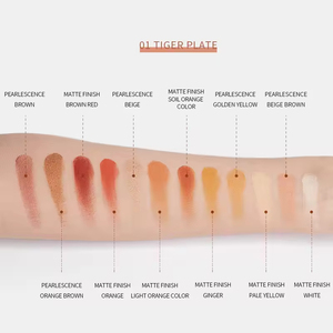 Bảng phấn mắt mười hai màu Jungle màu sắc đẹp không dễ tẩy trang mỹ phẩm phấn mắt trang điểm - Product Image 3