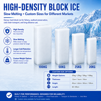 Machine à fabriquer des blocs de glace industrielle de haute qualité de 5 tonnes avec prix d'usine