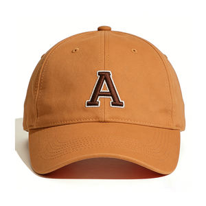 Gorras de Béisbol de Alta Calidad Directamente de Fábrica al por Mayor, Gorras de Béisbol con Bordado 3D, Gorras de Béisbol Naranjas - Product Image 3