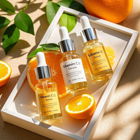 Suero Profesional Antienvejecimiento y Antiarrugas con Vitamina C, Niacinamida, Ácido Hialurónico y Vitamina E, 30 ml, para Blanquear la Piel del Rostro y Cuerpo