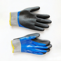Guantes Anticorte de Alto Rendimiento con Doble Capa de Nitrilo y Recubrimiento Arenoso, con Excelente Agarre, Nivel E/5 EN388