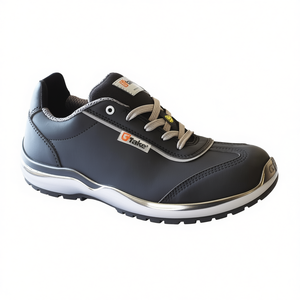 TTAKE Take Granito Safety <b>Shoes</b> Black Steel Toe <b>Work</b> Footwear Size 42 - Product Image 2