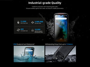 バーコードスキャナー8 + 128G Wi-Fi 6ハンドヘルド5GモバイルコンピューターPDA6.5 "IP68スクリーン搭載データターミナルN5703ハネウェルエンジン - Product Image 4