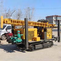 Foreuse hydraulique sur chenilles CE certifiée MKDQZ-400 pour puits profonds, portée 400m, à vendre