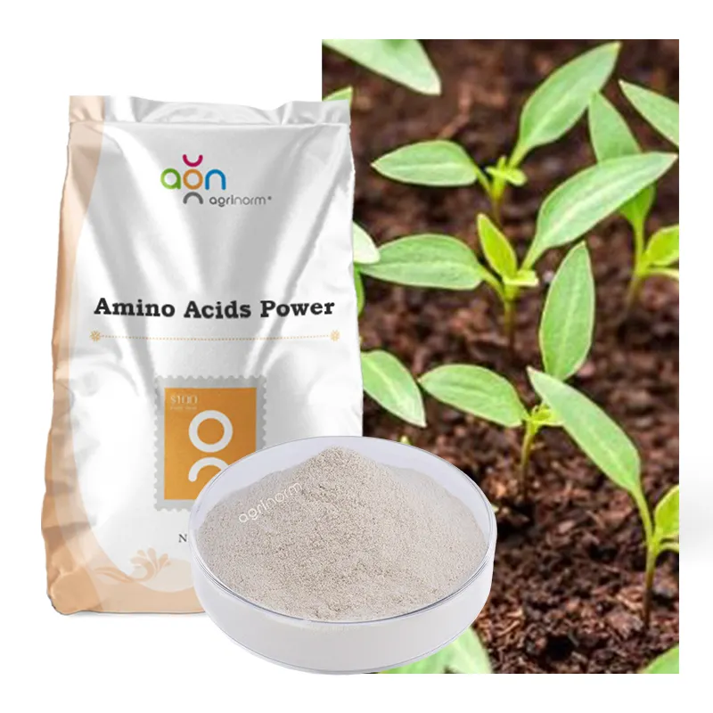 Fertilizzanti per condizionatori del suolo nutrienti avanzati agricoli fertilizzante Spray fogliare 80% aminoacidi