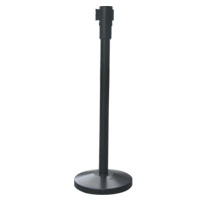Barrière de file d'attente rétractable, poteau de contrôle des foules, acier inoxydable, nouveau support, obstacles, piliers, ceinture noire