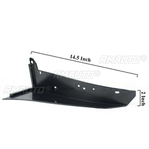 2015-2021 for Ford Mustang GT500 Style Front Bumper Corner Spoiler Winglet <b>Splitters</b> Matte Balck ABS - Product Image 4