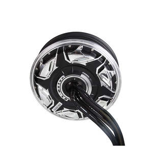 QSMOTOR 12 Zoll V5 6000W Dual Hall 50H Verbesserter Bürstenloser DC-Scheibenbremsmotor Geeignet für Elektromotorräder - Product Image 2