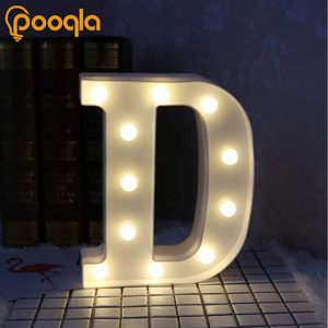 Letras Luminosas LED de 3V con Pilas Pooqla, Requiere 2 Pilas AA, Letras del Alfabeto de Plástico para Fiestas en Casa, Bodas - Product Image 3