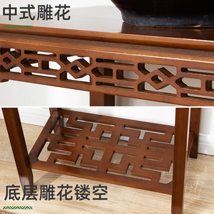 New Chinese style flower stand, indoor flower stand, floor-standing balcony flower <b>pot</b> plant stand, living room light luxury - Product Image 4