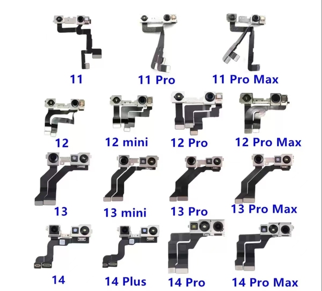 Original for iPhone 5 5S 6 6S 7 7Plus 8 Plus X XR XS Max Rear Back Camera Flex Cable Repair Phone Part for iphone 11 11pro Max