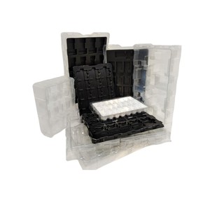 Bandeja de Blíster Compuesta de PET+EVA, Protección Contra Impactos y Amortiguación para el Transporte de Componentes Electrónicos - Product Image 3