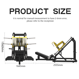 Máquina deportiva para uso en gimnasio comercial, equipo de fitness, entrenador de fuerza de hierro, máquina de prensa de piernas para ejercicio en cuclillas - Product Image 6