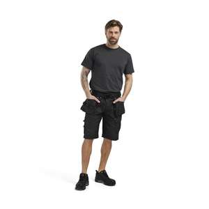 BLAKLADER - 199211419999C46 Craftsman short stretch X1900 Noir-PANTALON DE TRAVAIL EAN 7330509865637 SHORT DE TRAVAIL - Product Image 3