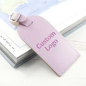Étiquette à bagages en cuir personnalisée avec impression par sublimation - Product Image 2