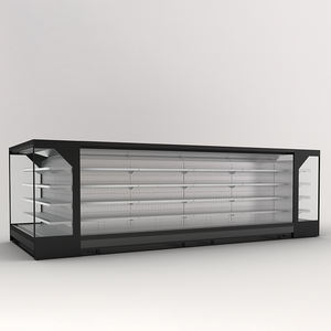 Lintee supermercato frigorifero refrigeratore verticale Display raffreddamento statico Display Non gelo bevande vegetali latte frutta Cooler - Product Image 2