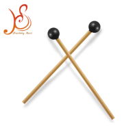 Top Selling 2 Pcs Glockenspiel Xylophone Mallets Percussion with Wood Handle 8 Inch Drum Sticks