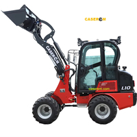 Mini Cargadora de Ruedas CASEREM 4WD Nueva de 18.2kW con Motor Diésel Eaton, Sistema Hidráulico Euro5, 1 Año de Garantía, Capacidad de Cucharón de 0.6m, Compacta
