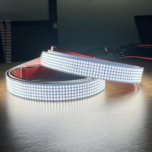 5 열 흰색 LED 트럭 라이트 시스템 BT 제어 12V 새로운 조건 헤드 라이트 및 테일 라이트 가장 밝은 휠 라이트 - Product Image 5