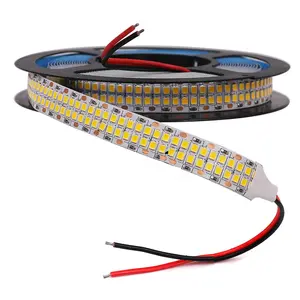 工場卸売2列LEDストリップ480leds 2835 SMD 12v 24v超高輝度フレキシブルLEDテープIP67防水屋外