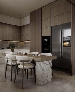 CBMmart yeni Modern tasarım cila entegre donatılmış akıllı mutfak mutfak dolabı - Product Image 6