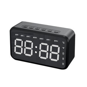 2025 Retro multifuncional reloj despertador Pantalla de temperatura inalámbrica <span class=keywords><strong>para</strong></span> BT Mini Audio reproductor de música RGB LED <span class=keywords><strong>altavoces</strong></span> - Product Image 1